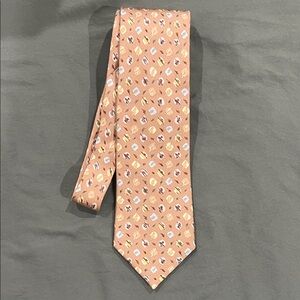 Hermes Multicolor Patterned Tie
